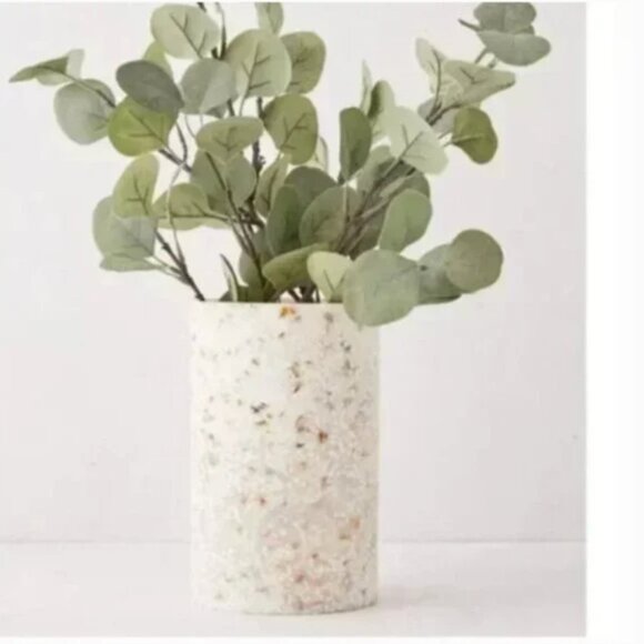 ⭐️🌻 Gia Resin Boho Beach Plant Art Deco Farm Minimal Modern Flower Planter Vase - Picture 1 of 4